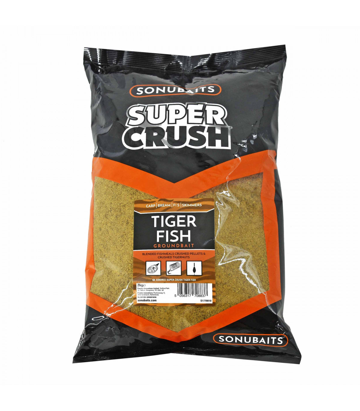 GROUNDBAIT SONUBAITS SUPER CRUSH 2KG Tiger Fish
