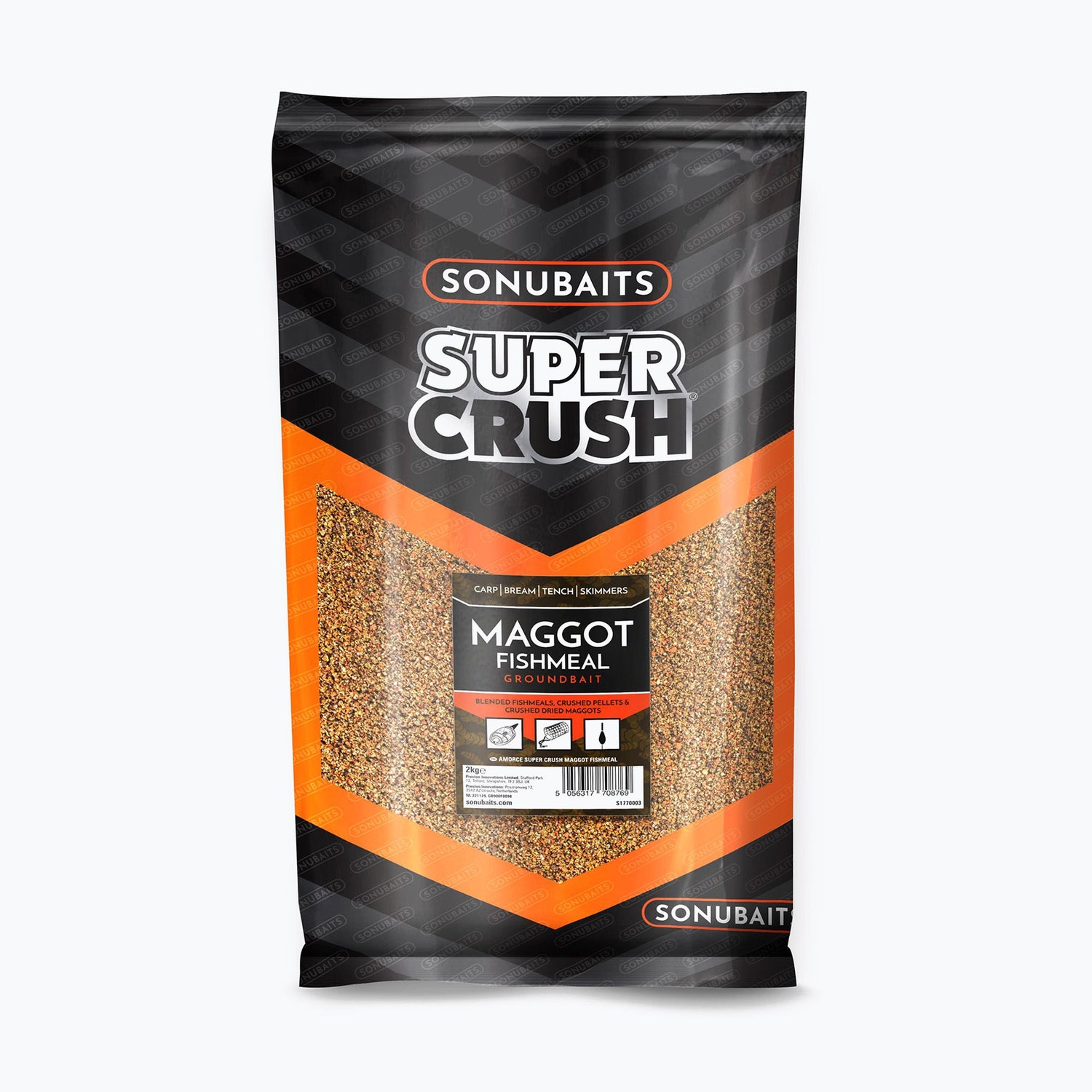 GROUNDBAIT SONUBAITS SUPER CRUSH MAGGOT FISHMEAL 2KG