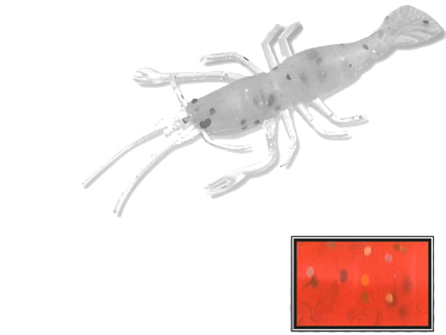 GRUB COLMIC PRAWN 5cm GHOST ORANGE