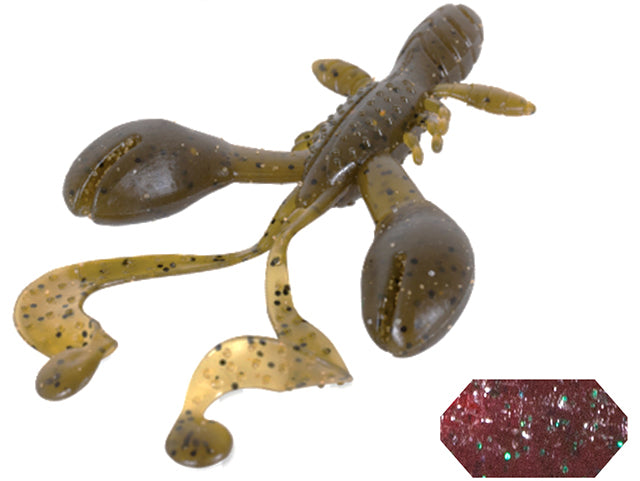 GRUB COLMIC RUGBY CRAW 3&quot; 7.6cm PLUM