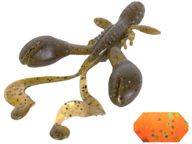 GRUB COLMIC RUGBY CRAW 3&quot; 7.6cm ROOTBEER