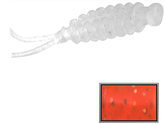 GRUB COLMIC SHRIMP 4cm GHOST ORANGE