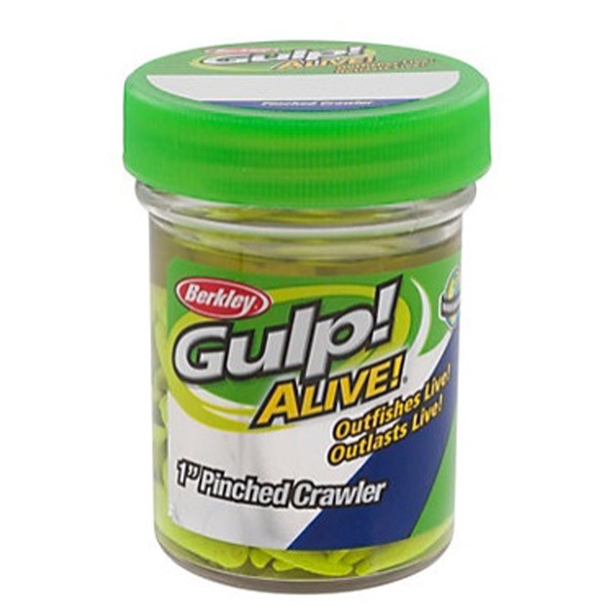 GULP FLOATING PINCHED CRAWLER BERKLEY 2.5cm - CHARTREUSE (14 Buc/Pac)