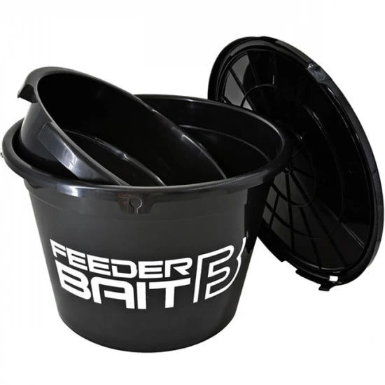 Galeata Feeder Bait 13 Litri + Vas 4 Litri + Capac