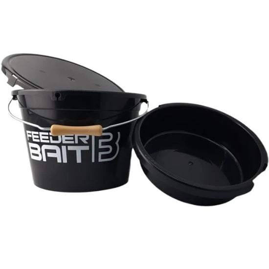 Galeata Feeder Bait 13 Litri + Vas 4 Litri + Capac