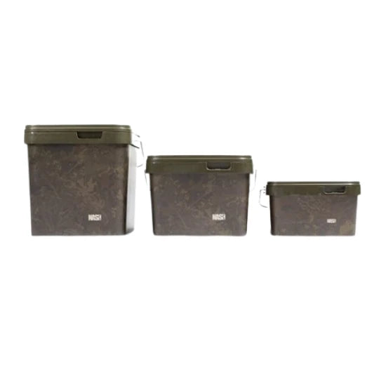 Galeata Nash Spot On Rectangular Bucket 17l, Camo