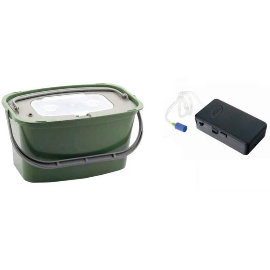 Galeata Plastils Pestisori 7l Plus Pompa Verde, 30x16x20cm