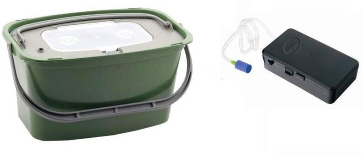 Galeata Plastils Pestisori 7L Plus Pompa Verde, 30x16x20cm