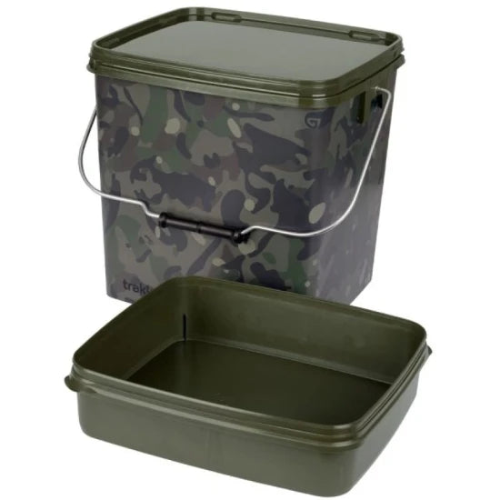 Galeata Trakker Camo Square Container Inc Tray 13l, 28x27x23.5cm