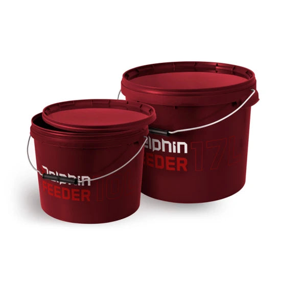 Galeata Rotunda Cu Capac Delphin Feeder 17l