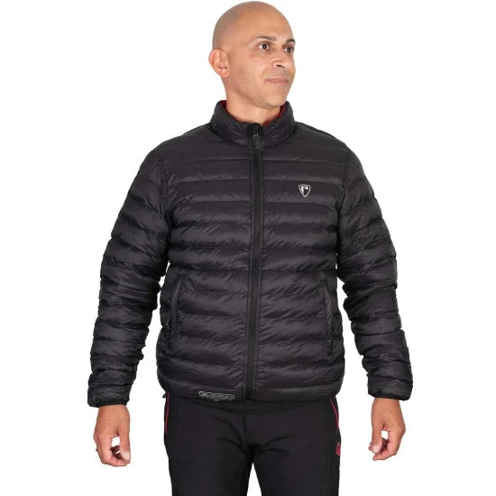 Geaca Fox Rage Pro Series Reversible Lightweight Quilted Jacket, Black / Rage Red, Marime S