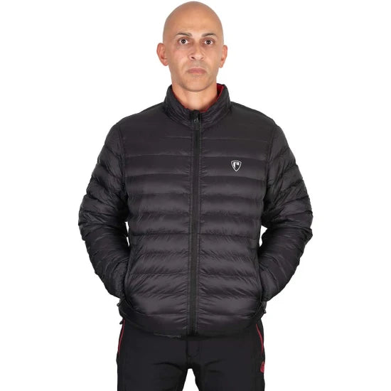 Geaca Fox Rage Pro Series Reversible Lightweight Quilted Jacket, Black / Rage Red, Marime Xl