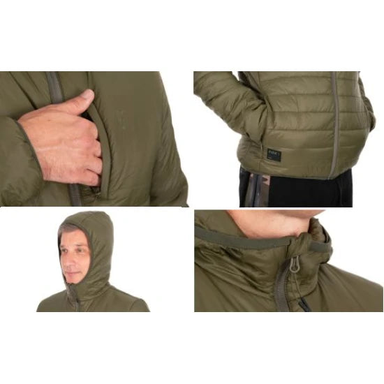 Geaca Fox Olive Quilted 100 Jacket Green, Marime Xl