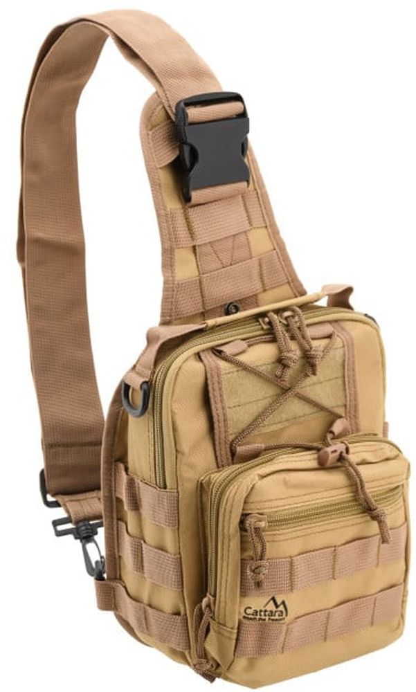 Geanta Cattara De Umar Army 10L, TT13864, Brown, 20x26x14cm