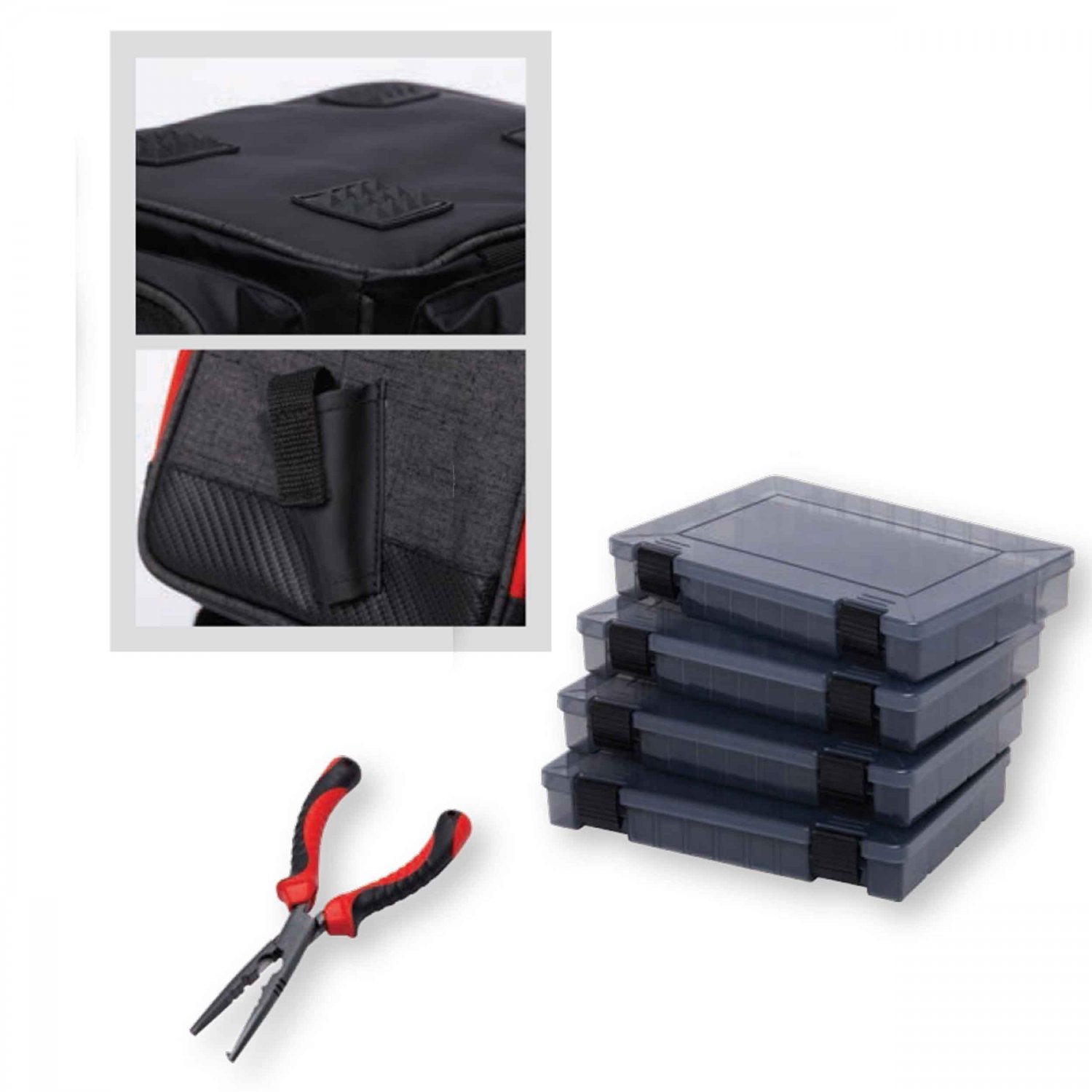 Geanta DAM Effzett Pro-Tact Spinning Bag 27.5x18.5x4.5cm 4 M Lure Cases