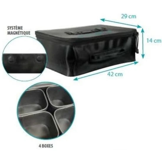 Geanta Eva + 4 Bacuri Rive Mallette Magnetique 19x12x12cm