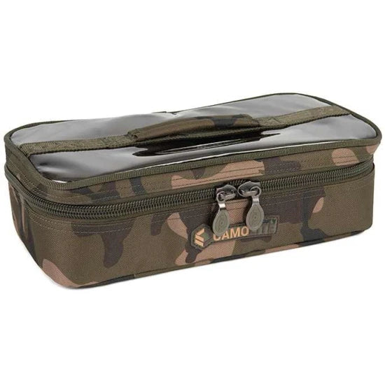 Geanta Fox Camolite 12 Pot Hookbait Case, 32.5x16.5x9.5cm