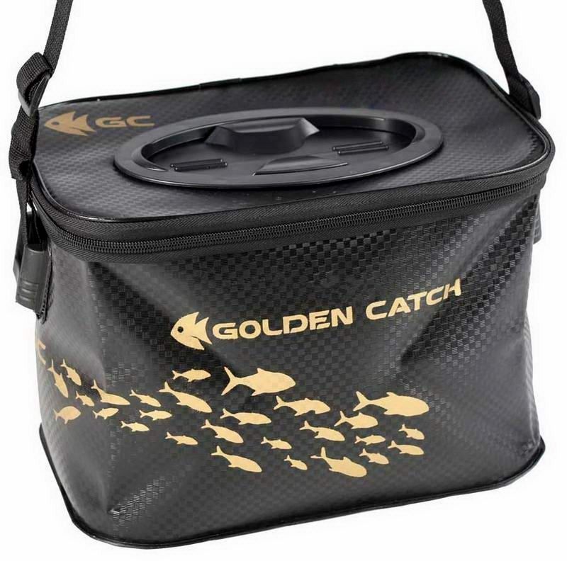 Geanta Golden Catch Pliabila Waterproof Carbon Momeala Vie, 30x20x20cm