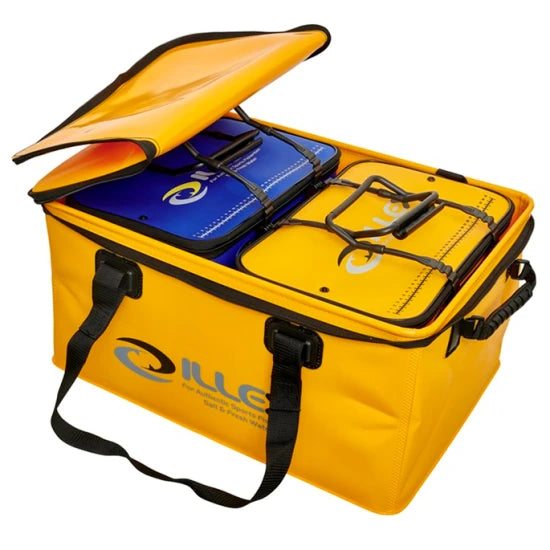 Geanta Impermeabila Illex Cooler Bag 60 Yellow, 60x43x30cm