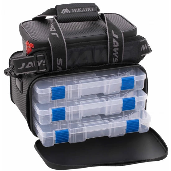 Geanta Mikado Eva Jaws Cu 3 Cutii Pentru Accesorii M, 30x20x23cm