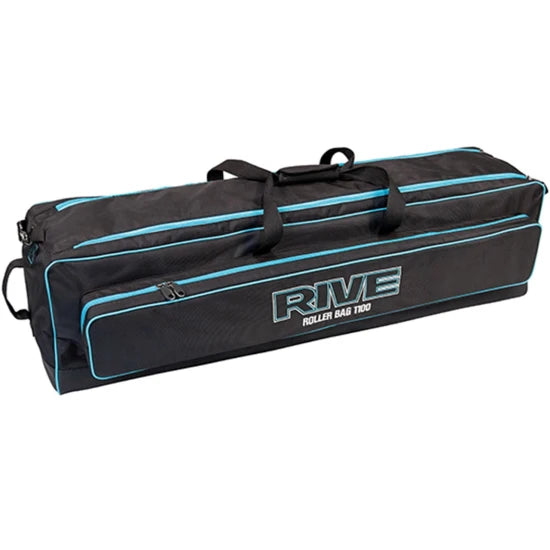 Geanta Rive Roller Bag, Black / Aqua Blue, Size M, 82x25x30cm