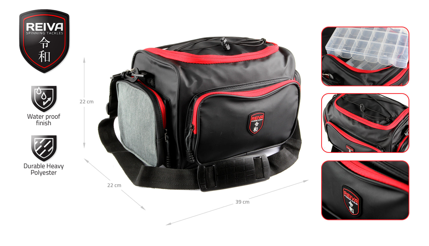 Geanta Spinning Reiva 39x22x22 cm 4 cutii