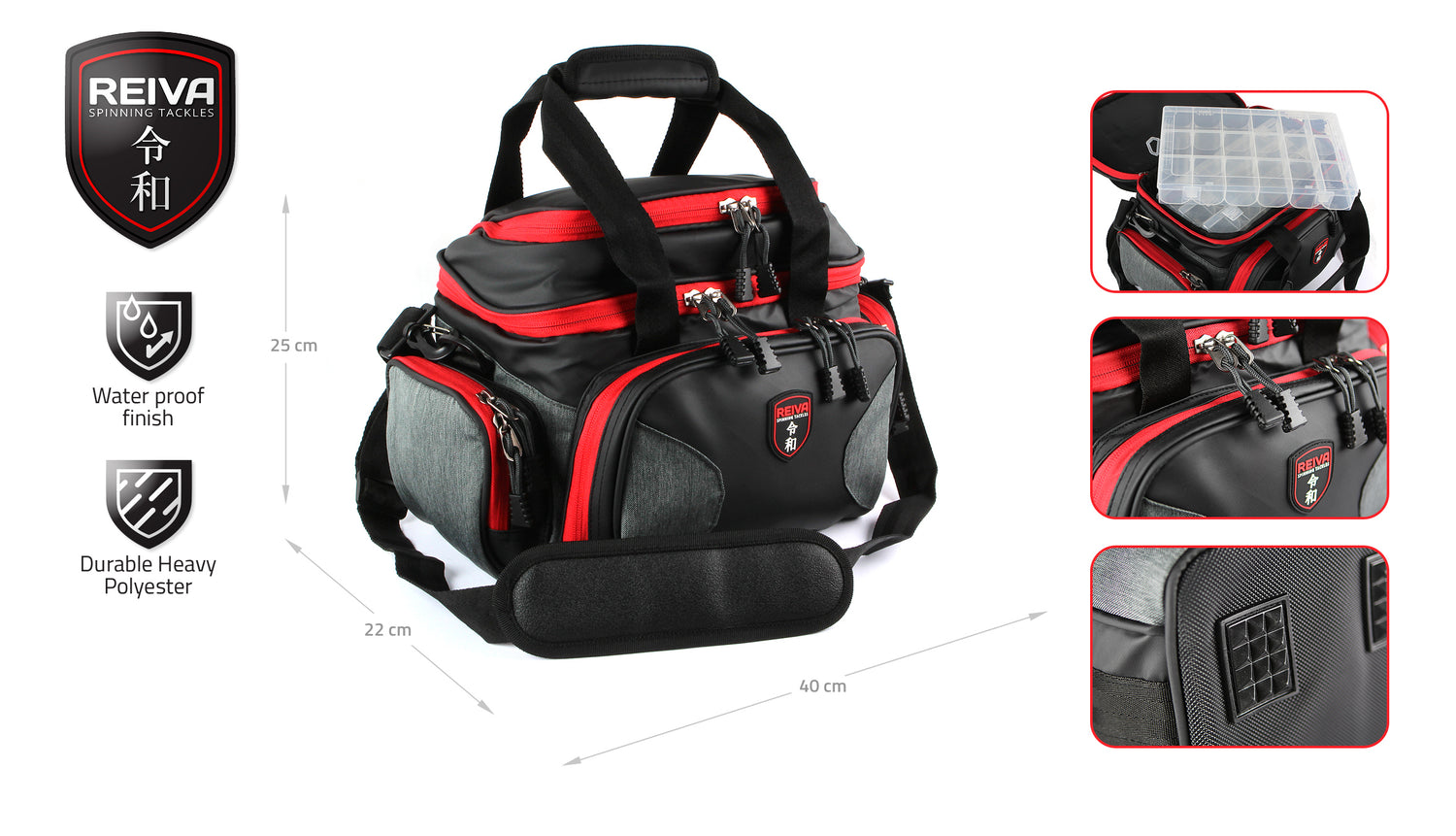 Geanta Spinning Reiva 40x22x25 cm 4 cutii