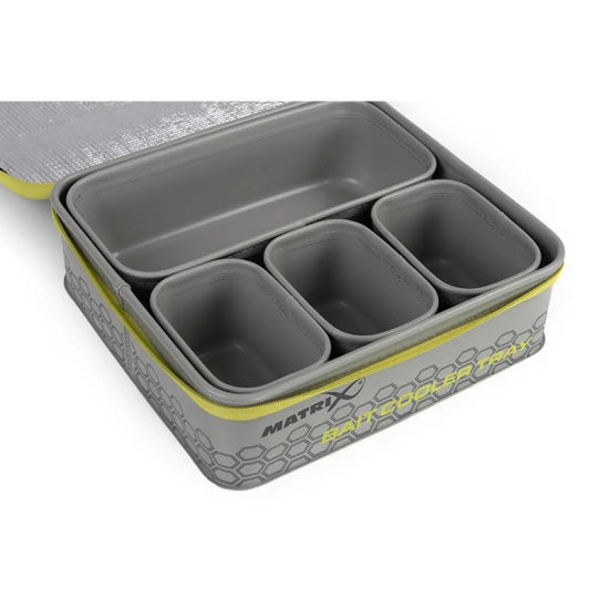 Geanta Termo + Cuve Nada Matrix Eva Bait Cooler Tray Light Grey