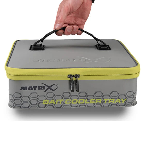 Geanta Termo + Cuve Nada Matrix Eva Bait Cooler Tray Light Grey