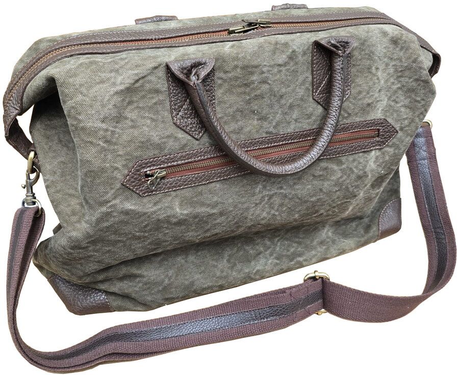 Geanta Voiaj Arrow Textil Cu Piele
