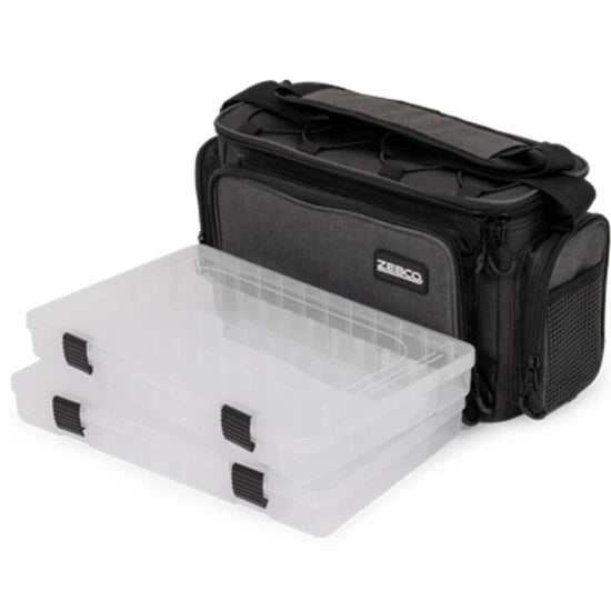 Geanta Zebco Trophy System Carryall Two Box Medium, 12.5ltr, 22x46x20cm