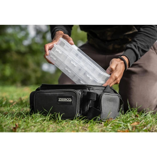 Geanta Zebco Trophy System Carryall Two Box Small, 5.5ltr, 15x34x22cm