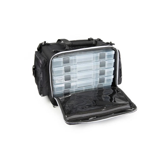Geanta Pentru Naluci Fox Rage Voyager Camo Large Stacker 48cmx30cmx24cm