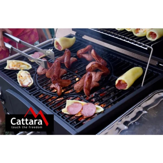 Gratar Cattara Pe Carbune Din Fonta Royal Clasic, Tt13040, 102x60x106cm