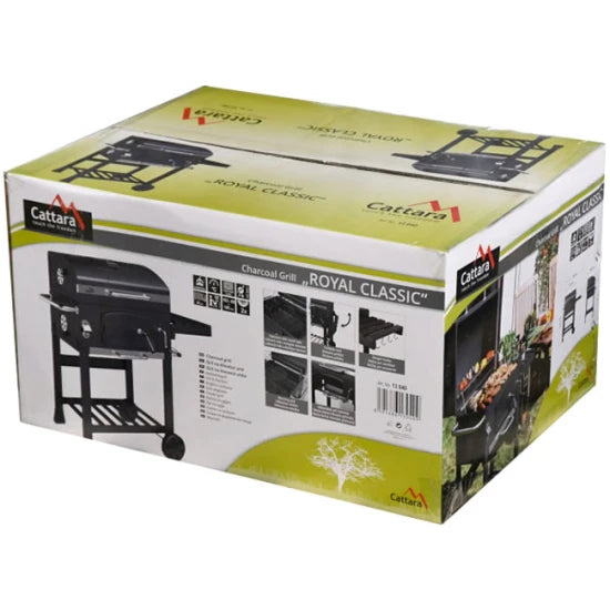 Gratar Cattara Pe Carbune Din Fonta Royal Clasic, Tt13040, 102x60x106cm