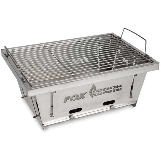 Gratar Fox Cookware Foldable Bbq Inox, 38x26x3cm