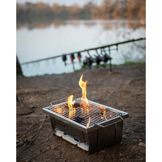 Gratar Fox Cookware Foldable Bbq Inox, 38x26x3cm