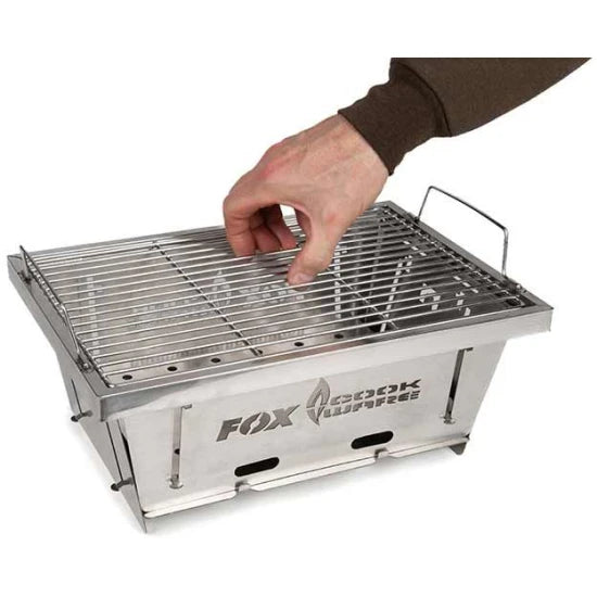 Gratar Fox Cookware Foldable Bbq Inox, 38x26x3cm
