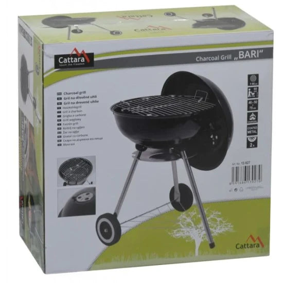 Gratar Pe Carbuni Cattara Bari Mobil, 46cm, Capac - Tt13027