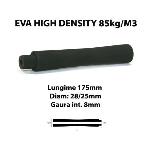 Grip Eva Majora High Density 25 28x175mm Gaura Interioara 8mm