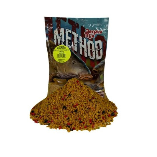 Groundbait Benzar Method Feeder Mix Rapid Peste-Scopex 800g
