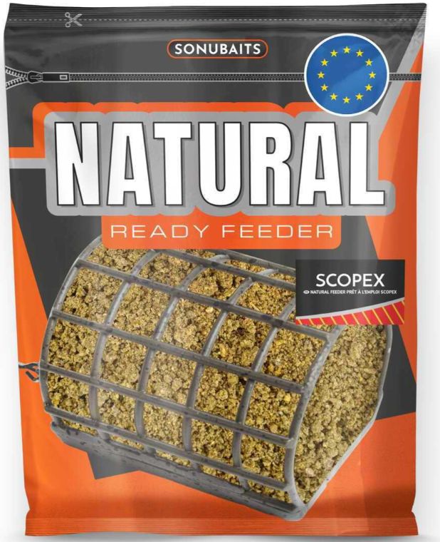 Groundbait Sonubaits Natural Ready Feeder, Scopex, 750g
