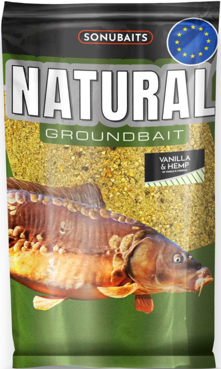 Groundbait Sonubaits Natural, Vanilla Hemp, 1kg