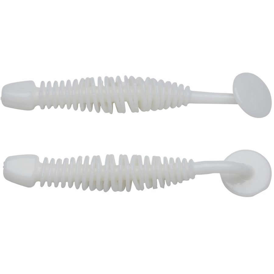 Grub BERKLEY PowerBait Power Leech, Milky White, 5cm, 12buc/pac