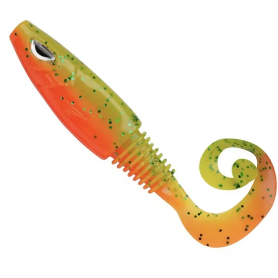 Grub Berkley Sick Curl, Greenback Tomato, 8cm, 48buc/pac