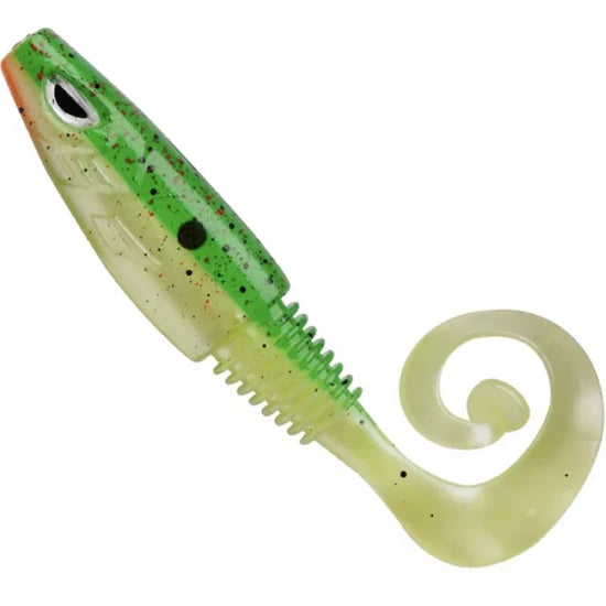 Grub Berkley Sick Curl, Hot Firetiger, 8cm, 48buc/pac