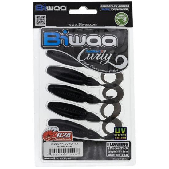 Grub Biwaa Tailgunr 6.3cm, 110 Uv Black, 8buc/pac