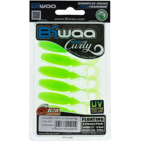 Grub Biwaa Tailgunr 9.0cm, 202 Limetreuse, 7buc/pac