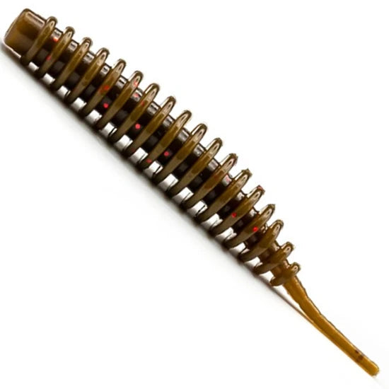 Grub Fast Strike Flexi Worm, 5cm, Brown Red, 10buc/pac