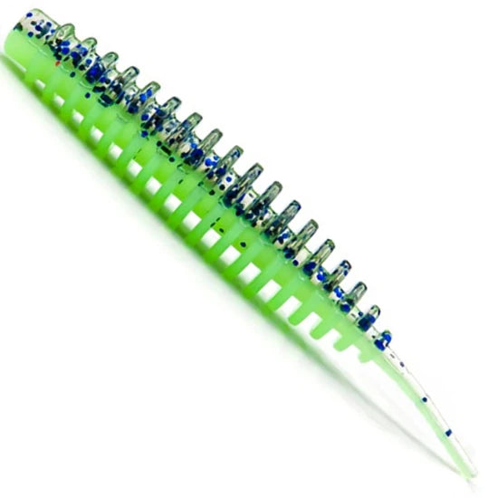 Grub Fast Strike Flexi Worm, 5cm, Limetreuse Blue Back, 10buc/pac